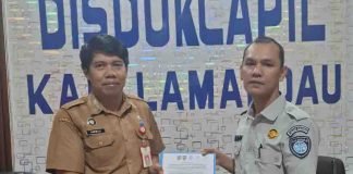 Jasa Raharja dan Dukcapil Lamandau Teken Komitmen Kepatuhan Pajak dan Keselamatan Berkendara jasa raharja kalteng