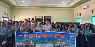 Kolaborasi Edukatif! Jasa Raharja dan Kamsel Polda Kaltara Gelar Police Goes to School di SMPN 2 Tanjung Selor jasa raharja kaltim