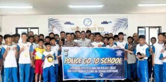 Jasa Raharja Sosialisasikan Keselamatan Berkendara bagi Siswa-siswi SMP Tunas Bangsa Bintan jasa raharja kepri