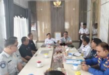 Jasa Raharja Riau Temui Bupati Meranti, Koordinasikan Penjaminan Kapal Rute Selat Panjang Di Kab. Meranti jasa raharja riau