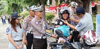 Jasa Raharja Sulteng Turut Berpartisipasi Dalam Operasi Penegakan Hukum Bersama Polresta Palu di Kota Palu jasa raharja sulteng