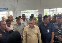 Menteri Perhubungan RI Tinjau Langsung Penanganan Korban KM Barcelona V A di Manado jasa raharja sulut