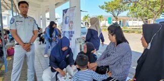 Jasa Raharja Gelar Pemeriksaan Kesehatan Gratis di Pelabuhan Bajoe jasa raharja sulsel