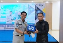 Jasa Raharja Sulsel Gaungkan Keselamatan Berlalulintas di Youth Coding Achievement 2025