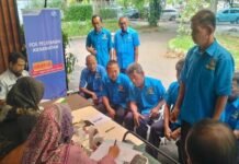 Jasa Raharja Jakarta Timur Gelar Pengobatan Gratis bagi Pengemudi Taksi di Pool Puskopau Halim Perdana Kusuma jasa raharja DKI