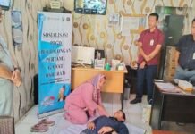 Jasa Raharja Jakarta Timur Gelar Sosialisasi Pertolongan Pertama Gawat Darurat di Pool Taksi Puskopau Halim Perdana kusuma jasa raharja DKI