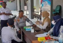 Upaya Meningkatkan Keselamatan Berlalu Lintas, Jasa Raharja Karawang Gelar Pengobatan Gratis Di Terminal Klari Karawang Di Terminal Klari Karawang