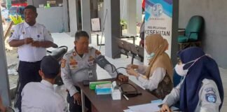 Upaya Meningkatkan Keselamatan Berlalu Lintas, Jasa Raharja Karawang Gelar Pengobatan Gratis Di Terminal Klari Karawang Di Terminal Klari Karawang