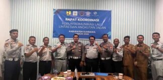 Rapat FKLL Bersama Mitra Stakeholder, Jasa Raharja Cabang Sumbawa Perkuat Upaya Pencegahan Kecelakaan Lalu Lintas Jasa Raharja Cabang Sumbawa