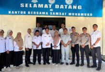 Kepala Bapenda Bengkulu Tinjau Samsat Mukomuko, Jasa Raharja Ikut Dampingi Jasa Raharja Ikut Dampingi