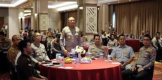 Jasa Raharja Kanwil Kalbar Perkuat Sinergi Keselamatan Lalu Lintas di Rakernis Ditlantas Polda Kalbar 2025 jasa raharja kalbar