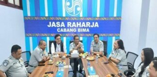 Kepala Kantor Wilayah Jasa Raharja NTB Lakukan Kunjungan Kerja ke Jasa Raharja Cabang Bima jasa raharja NTB