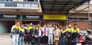 Jasa Raharja dan RS Murni Teguh Horas Insani Gelar PPGD untuk Pengemudi Ojek Online Maxim di Pematangsiantar Ojek Online Maxim di Pematangsiantar