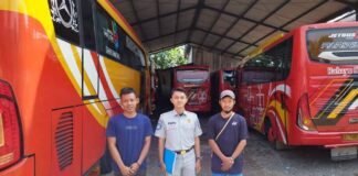 Jasa Raharja Tangerang Pastikan SWDKLLJ dan IWKBU PO Rahayu Sentosa Aktif PO Rahayu Sentosa Aktif