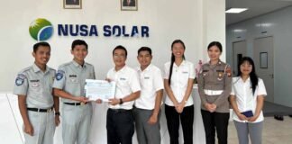 Jasa Raharja Kepri lakukan kolaborasi dengan PT Nusa Solar Indonesia PT Nusa Solar Indonesia