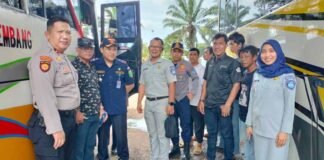 Pastikan Kelayakan Armada Bus Jasa Raharja Sumatera Selatan Gelar Rampcheck Terminal Ogan Ilir Rampcheck Terminal Ogan Ilir