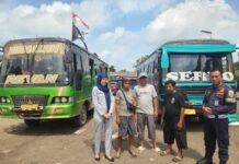 Pastikan Perlindungan Penumpang, Jasa Raharja Sumsel DTD Pada Terminal Jakabaring jasa raharja sumsel