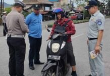 Samsat Padang Gelar Operasi Gabungan Penertiban Kendaraan dan Sosialisasi Pemutihan Pajak Sosialisasi Pemutihan Pajak