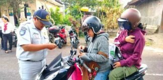 Jasa Raharja Wilayah Bali Turut Serta dalam Razia Gabungan dan Pendataan Kendaraan di Wilayah Badung jasa raharja bali