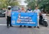 Jelang HUT RI ke 80 Polres Tangsel dan Jasa Raharja Gelar Aksi Keselamatan Lalu Lintas di Wilayah Serpong jasa raharja banten