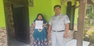 Jasa Raharja Samsat Pandeglang Melaksanakan Kegiatan SIGAP Prioritas Di Kp Palanyar jasa raharja banten