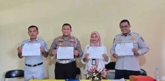 Jasa Raharja NTB Berupaya Tingkatkan Keselamatan Berlalu Lintas dengan Sosialisasi Bersama Mitra dengan Sosialisasi Bersama Mitra