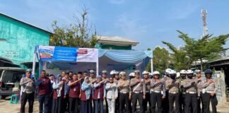 Sinergi Jasa Raharja Jawa Barat dan Tim Pembina Samsat Rancaekek Gelar Operasi Gabungan di Ciparay Kabupaten Bandung di Ciparay Kabupaten Bandung