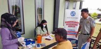 Sinergi Jasa Raharja Tarakan dan Puskesmas Pimping Gelar MUKL dan Pemeriksaan Kesehatan Gratis di Desa Kelubir, Tanjung Selor di Desa Kelubir