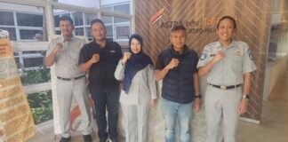Jasa Raharja Cabang Indramayu Gandeng Astra Tol Cipali Pasang Spanduk Keselamatan di JPO Km 131 Jalur A dan B di JPO Km 131 Jalur A dan B