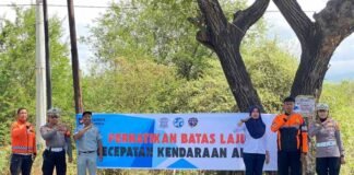Jasa Raharja NTB Bersama Mitra Cegah Fatalitas Korban dengan Rapat FKLL dan Pemasangan Spanduk Keselamatan di Kabupaten Lombok Timur di Kabupaten Lombok Timur