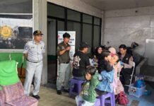 Jasa Raharja dan Instansi Terkait Gelar Pelayanan Kesehatan di PO NPM Kota Padang di PO NPM Kota Padang