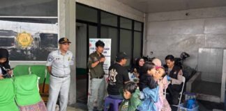 Jasa Raharja dan Instansi Terkait Gelar Pelayanan Kesehatan di PO NPM Kota Padang di PO NPM Kota Padang