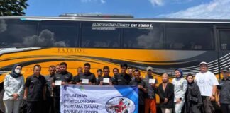 Upaya Menurunkan Fatalitas Kecelakaan, Jasa Raharja Jawa Barat Gelar PPGD di PO Patriot Wisata dan Maximiles di PO Patriot Wisata dan Maximiles