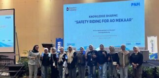 Jasa Raharja Kanwil Jawa Barat Gelar Knowledge Sharing “Safety Riding for Account Officer” di PT PNM Cabang Bandung di PT PNM Cabang Bandung