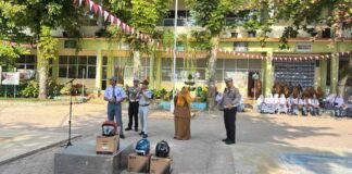 Jasa Raharja Cabang Bukittinggi dan Polres Payakumbuh Gelar Safety Campaign di SMA Negeri 1 Payakumbuh di SMA Negeri 1 Payakumbuh