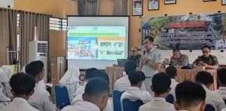 Jasa Raharja Kenalkan Budaya Aman Berlalu Lintas Lewat Safety Campaign di SMAN 2 Kandangan di SMAN 2 Kandangan