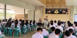 Jasa Raharja Sumatera Utara Melaksanakan Safety Campaign di SMAS Dr. Wahidin Sudirohusodo Medan di SMAS Dr. Wahidin Sudirohusodo Medan