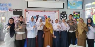 Jasa Raharja Wilayah Sulsel dan Dishub Kota Makassar Gelar Edukasi Keselamatan Lalu Lintas di SMPN 40 Makassar di SMPN 40 Makassar