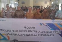 Jasa Raharja Purwakarta dan Polres Purwakarta Gelar Sosialisasi Keselamatan Lalu Lintas di Sekolah Wilayah Jatiluhur di Sekolah Wilayah Jatiluhur