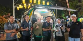 Jasa Raharja Purwakarta Berpartisipasi Dalam Samsat Keliling Car Free Night di Situ Buleud di Situ Buleud