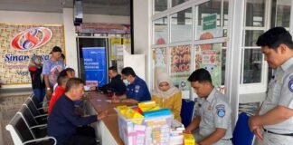 Jasa Raharja Cabang Magelang Gelar Pemeriksaan Kesehatan Gratis di Terminal Mendolo, Wonosobo di Terminal Mendolo