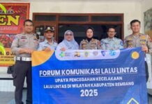 Jasa Raharja Pati Menggelar Kegiatan FKLL (Forum Komunikasi Lalu Lintas) di Wilayah Rembang di Wilayah Rembang