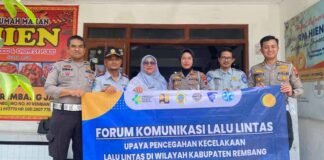 Jasa Raharja Pati Menggelar Kegiatan FKLL (Forum Komunikasi Lalu Lintas) di Wilayah Rembang di Wilayah Rembang