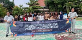 PPGD di SMA N 1 Jatibarang, Jasa Raharja Indramayu Dorong Keselamatan Lalu Lintas Melalui Edukasi Generasi Muda jasa raharja jabar