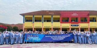 Samsat Nganjang ka Sakola, Peringati Hari Pramuka Jasa Raharja Bekasi Edukasi Tertib Administrasi Kendaraan Bermotor dan Keselamatan Lalu Lintas jasa raharja jabar