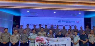 Satlantas Polres Tegal Kota dan Jasa Raharja Tegal Gelar Pelatihan PPGD di RSI Harapan Anda jasa raharja jateng
