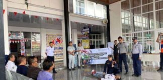 Jasa Raharja Cabang Magelang Adakan PPGD Kepada Masyarakat Di Sekitar Terminal Mendolo Wonosobo jasa raharja jateng