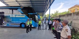 Jasa Raharja dan Forum Komunikasi Lalu Lintas Gelar Ramp Check di Sragen jasa raharja jateng