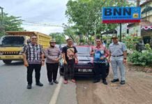 Tim Pembina Samsat Banjarmasin I Gelar Operasi Gabungan di Halaman BNN Banjarmasin jasa raharja kalsel