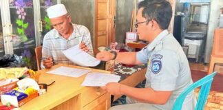 Jasa Raharja Kalteng Intensifkan Potensi Iuran Wajib Kapal Laut di Dermaga Terusan Karya jasa raharja kalteng